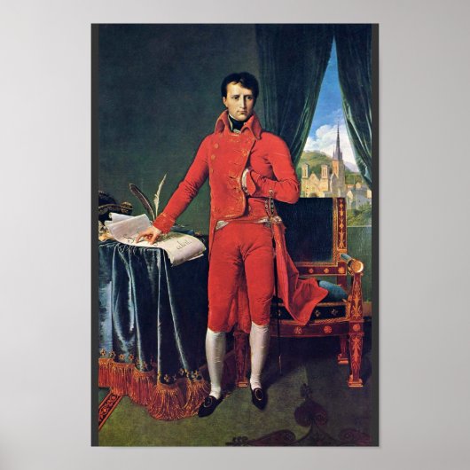 Poster Portrait De Napoléon Bonaparte Comme Premier Consu (Devant)