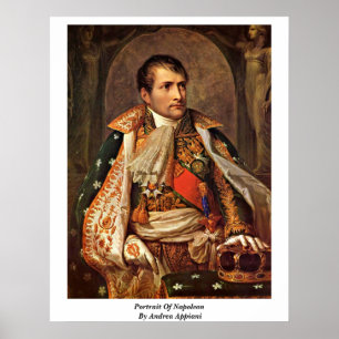 Poster Portrait de napoléon par Andrea Appiani