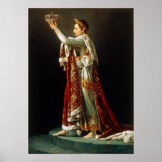 Poster Portrait de Napoléon par David (Devant)