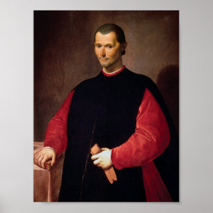 Poster Portrait de Niccolò Machiavelli