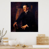 Poster Portrait de Nikola Tesla 1916 (Cuisine)