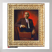 Poster Portrait de Obama (Devant)