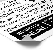 Poster Portrait de pêche, Tournoi de pêche, Événement Adv (Coin)