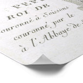 Poster Portrait de Pepin, appelé "Le Bref", Roi de France (Coin)