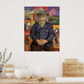 Poster Portrait de Pere Tanguy par Vincent van Gogh (Cuisine)