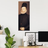 Poster Portrait de Philip II c.1580 (Bureau à domicile)