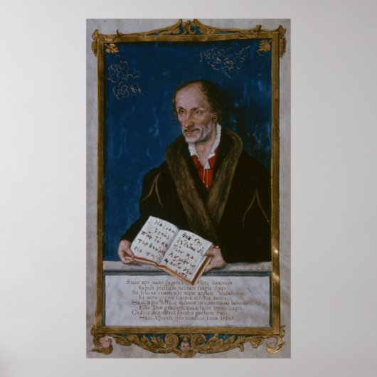 Poster Portrait de Philipp Melanchthon (Devant)
