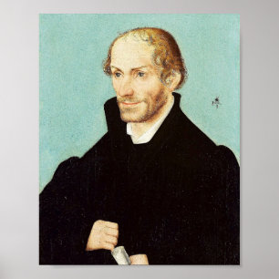 Poster Portrait de Philipp Melanchthon, 1537