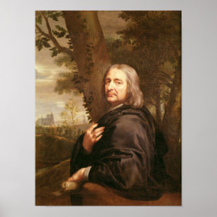 Poster Portrait de Philippe de Champaigne, 1668
