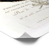 Poster Portrait de Philippe II, appelé Auguste, roi du Pè (Coin)