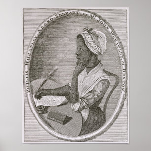 Poster Portrait de Phillis Wheatley