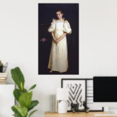 Poster Portrait de Phyllis Waterlow par John Waterhouse (Bureau à domicile)