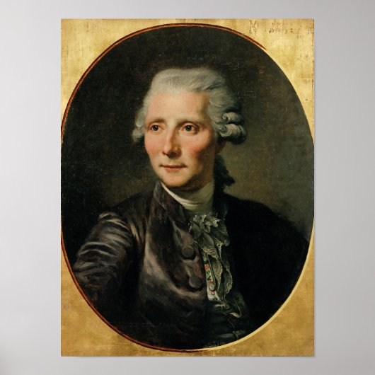Poster Portrait de Pierre Augustin Caron de (Devant)