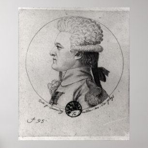 Poster Portrait de Pierre Charles de Villeneuve