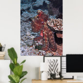 Poster Portrait de pieuvre de Gili (Bureau à domicile)