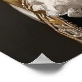 Poster Portrait de Pitbull de la Renaissance, Art de chie (Coin)
