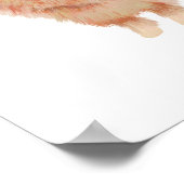 Poster Portrait de Poméranie peint (Coin)