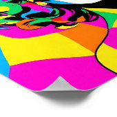 Poster Portrait de Pop Art Vibrant (Coin)
