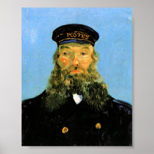Poster Portrait de Postman Roulin par Van Gogh