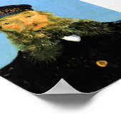 Poster Portrait de Postman Roulin par Van Gogh (Coin)