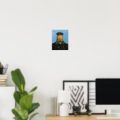Poster Portrait de Postman Roulin | Vincent Van Gogh (Bureau à domicile)