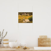 Poster Portrait de poulain de cheval buckskin (Cuisine)