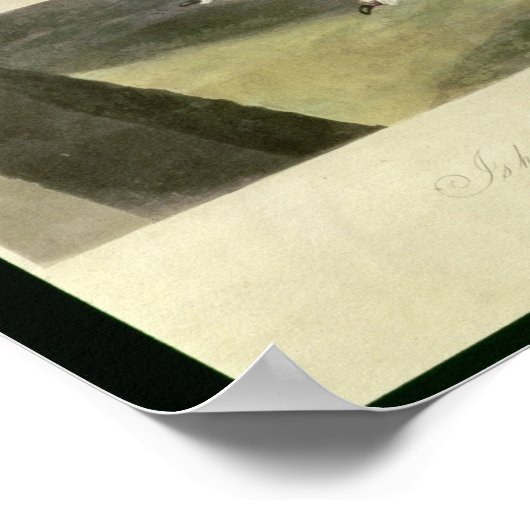 Poster Portrait de Pouter Pigeon (Coin)