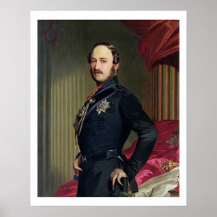 Poster Portrait de prince Albert (1819-61) 1859 (huile