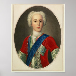 Poster Portrait de prince Charles Edouard