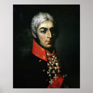Poster Portrait de prince Peter Bagration