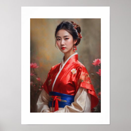 Poster Portrait de princesse chinoise (Devant)