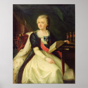 Poster Portrait de princesse Yekaterina R