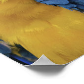 Poster Portrait de profil de perroquet (Coin)