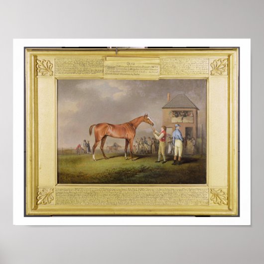 Poster Portrait de "Quiz", propriété de Lord Rous, arrièr (Devant)