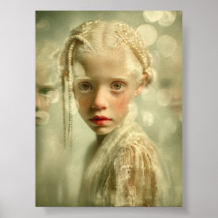 Poster Portrait de rêve d'enfant Lumière chuchotée Enfant