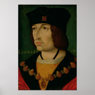 Poster Portrait de roi de Charles VIII de la France