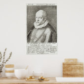 Poster Portrait de Roland de Lassus 1593-94 (Cuisine)