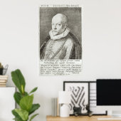 Poster Portrait de Roland de Lassus 1593-94 (Bureau à domicile)
