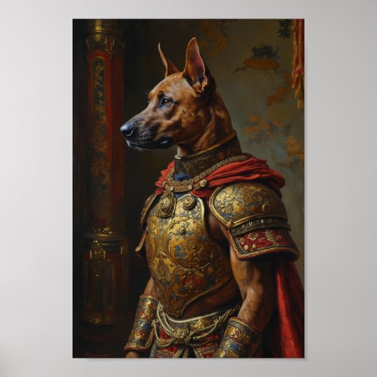 Poster Portrait de Royal Thai Ridgeback (Devant)