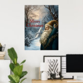 Poster Portrait de Saint Nick Winter | Art numérique (Bureau à domicile)