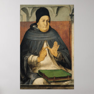 Poster Portrait de Saint Thomas d'Aquin c.1475
