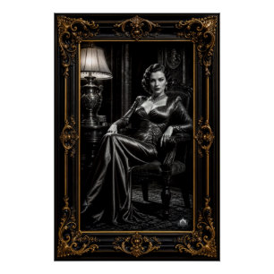Poster Portrait de salon Belvédère d'Annalai Von Haugwitz