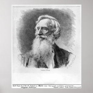 Poster Portrait de Samuel Morse