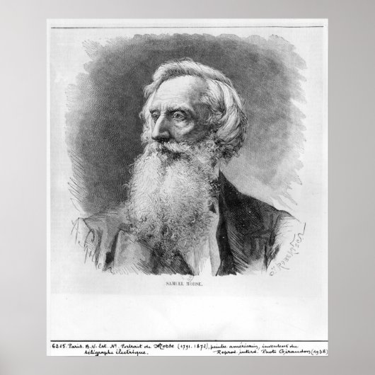 Poster Portrait de Samuel Morse (Devant)