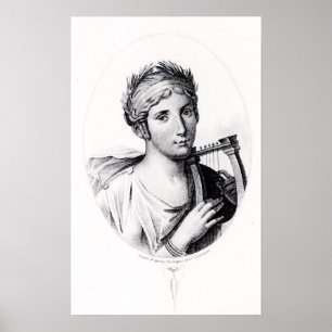 Poster Portrait de Sappho
