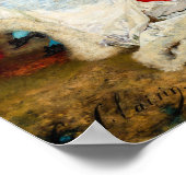 Poster Portrait de Sarah Bernhardt par Georges Clairin (Coin)