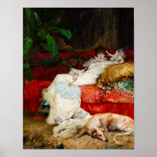 Poster Portrait de Sarah Bernhardt par Georges Clairin