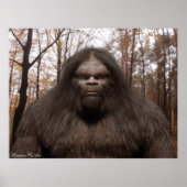 POSTER PORTRAIT DE SASQUATCH BIGFOOT (Devant)