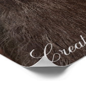 POSTER PORTRAIT DE SASQUATCH BIGFOOT (Coin)