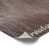 POSTER PORTRAIT DE SASQUATCH BIGFOOT (Coin)